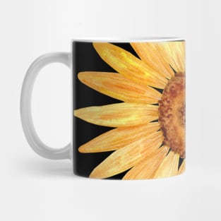 Watercolor sunflower illustration Mug